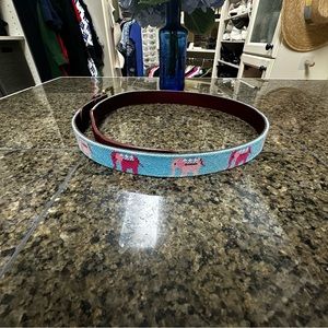 Tucker Blair - Republican- needle point belt.